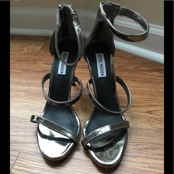 Steve Madden Metalic Heels - Picture 1 of 5